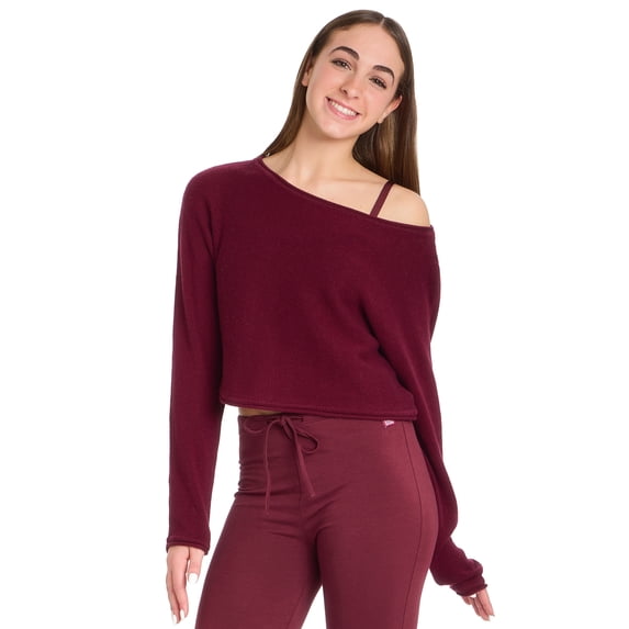 Mills by Millie Bobby Brown Women's Off The Shoulder Pullover, Sizes XXS- XXL