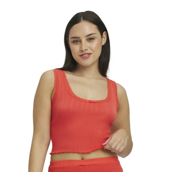Mills by Millie Bobby Brown Women's Pointelle Tank, Sizes XS-XXXL