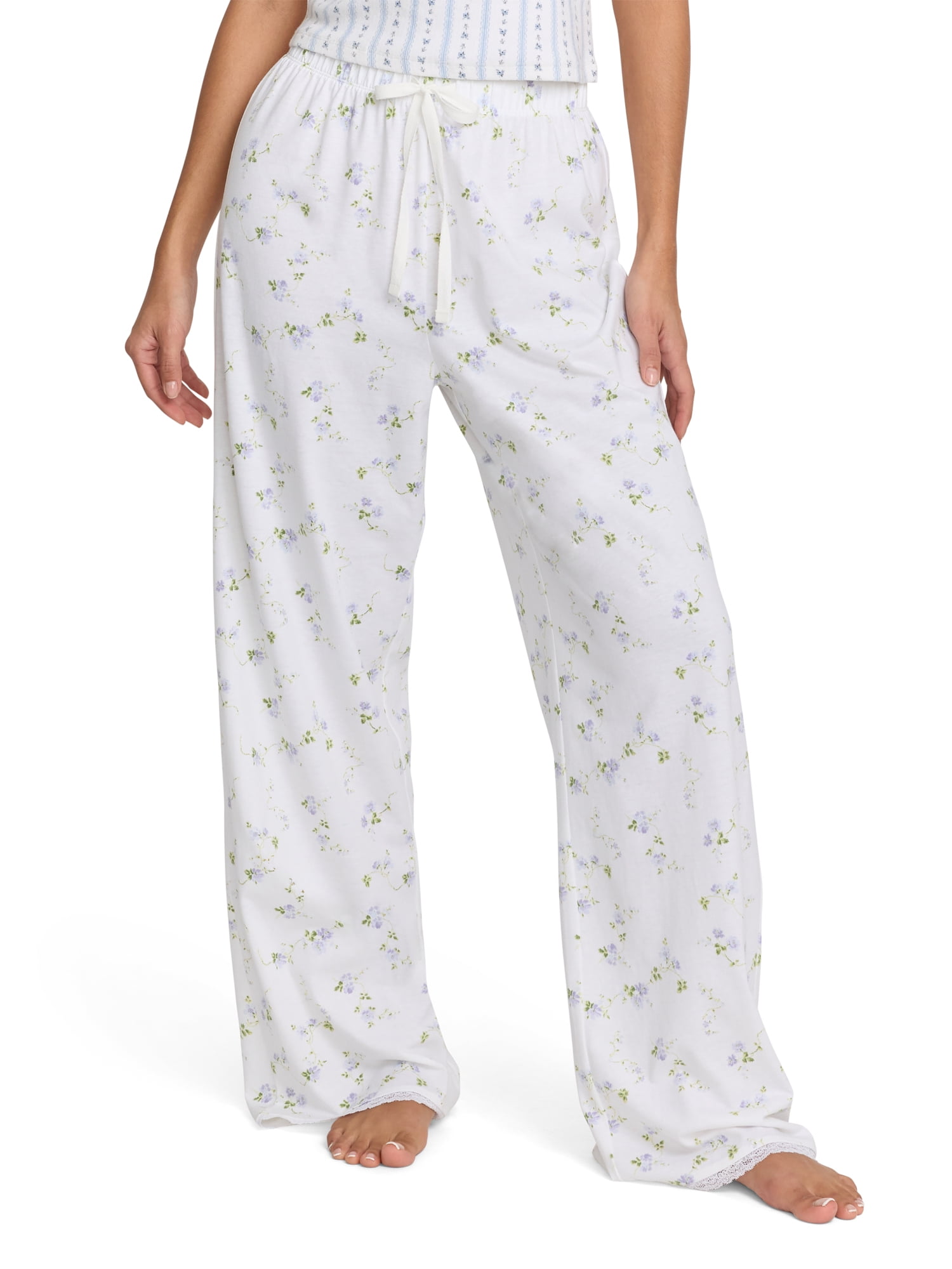 Mills by Millie Bobby Brown Women's Printed Sleep Pant w/ Lace Trim, Sizes XS-XXXL