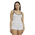 thumbnail image 1 of Mills by Millie Bobby Brown Women's Sleep Printed Stretch Jersey Cami w Stretch Lace Trim, Sizes XS-XXXL, 1 of 4