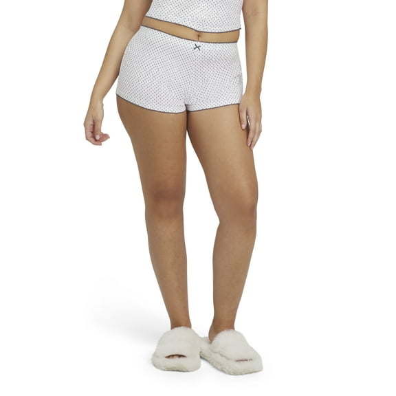 Mills by Millie Bobby Brown Women's Sleep Printed Stretch Jersey Short with Picot, Sizes XS-XXXL