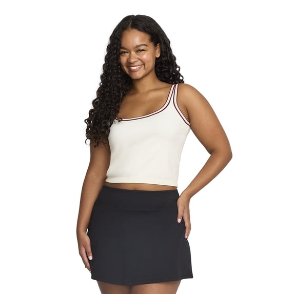 Mills by Millie Bobby Brown Women's Sweater Tank Top with Tipping, Sizes XXS-XXL