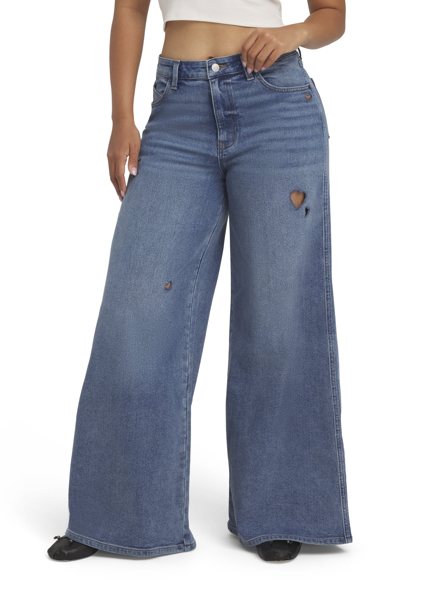 Women's Wide Leg Jean, Sizes 00-18