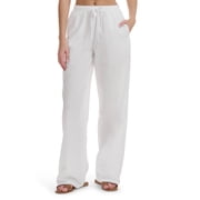 Mills by Millie Bobby Brown Women's Wide Leg Seersucker Palazzo Pants, Sizes XXS-XXL