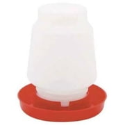 Millside Industries Poultry Fountain Jar - Rustproof Plastic, Easy to Clean - 1 Gal, White