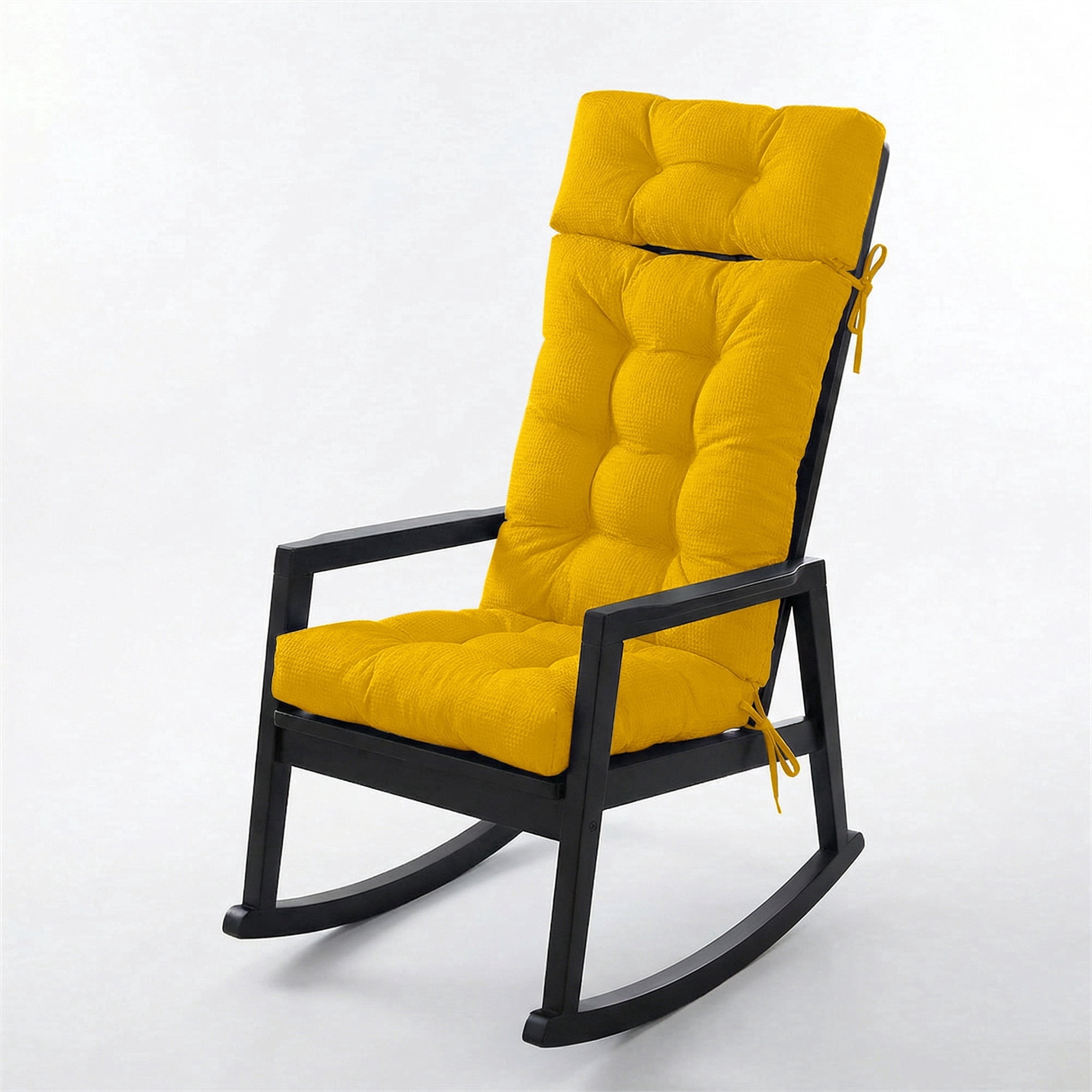 Millsilo 3-Piece High Back Rocking Chair Cushion Set, 52