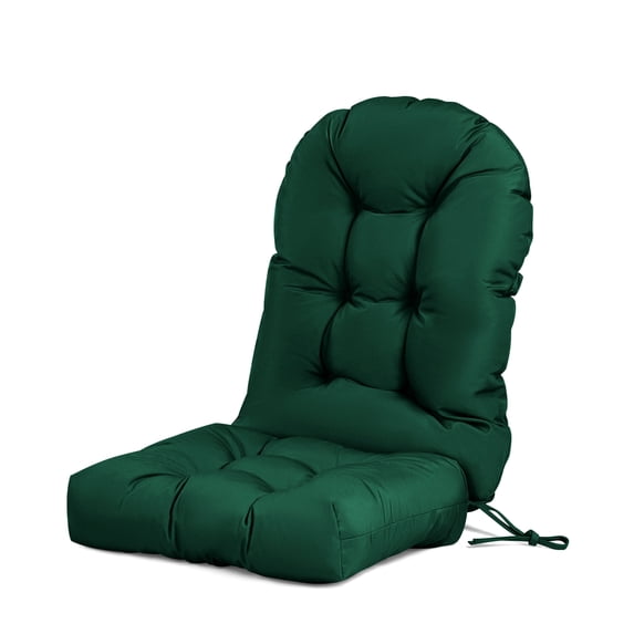 Millsilo Outdoor Rocking Chair Cushion 44" x 19" x 4", High Back Patio Rocker Replacement Cushion, Water-Repellent, UV Fade-Resistant, Non-Slip Bottom, Green