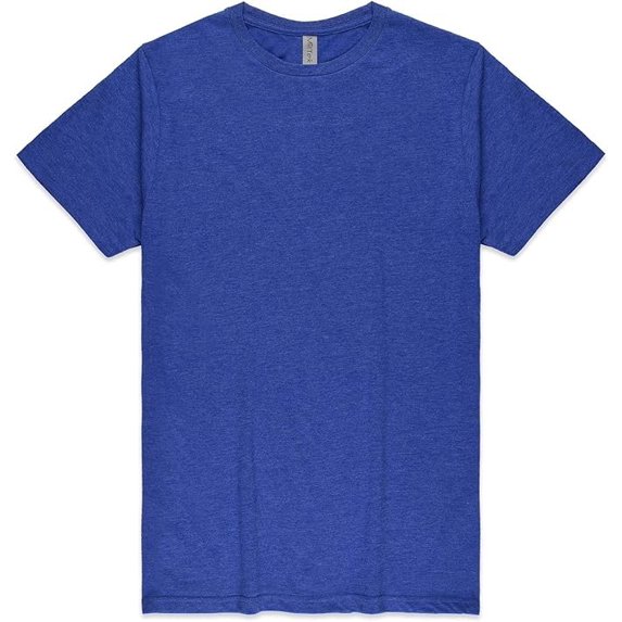 Milltex Unisex Lightweight Short Sleeve Deluxe T Shirt Ringspun Cotton Casual Adult Tee For Daily Wear