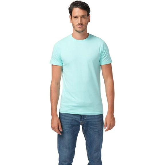 Milltex Men’s Lightweight Premium Cotton T-Shirt | 100% Combed Cotton, Short Sleeve Tee with Side Seam, Shoulder Taping & Soft Hand Feel
