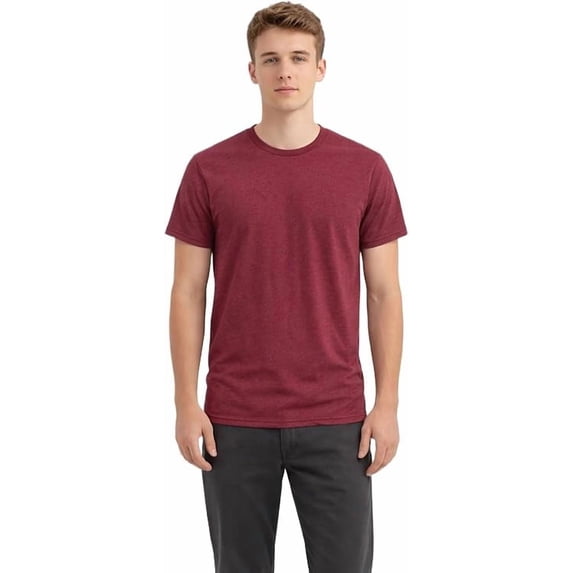 Milltex Men’s Lightweight Premium Cotton T-Shirt | 100% Combed Cotton, Short Sleeve Tee with Side Seam, Shoulder Taping & Soft Hand Feel