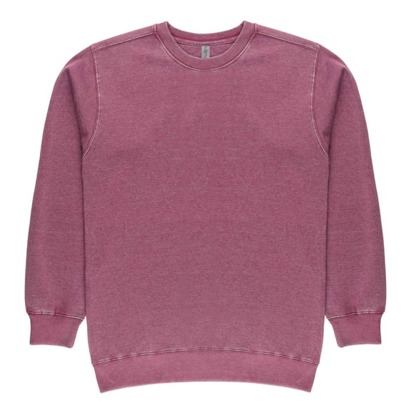 Milltex 7.25 Oz Premium Vintage Fleece Textured Sweatshirt | Long Sleeve Crewneck Cotton Blend for Men and Women