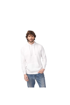 Adult Unisex Midweight Classic Pullover Hoodie - Soft Ringspun Fleece, 100% Cotton Face,