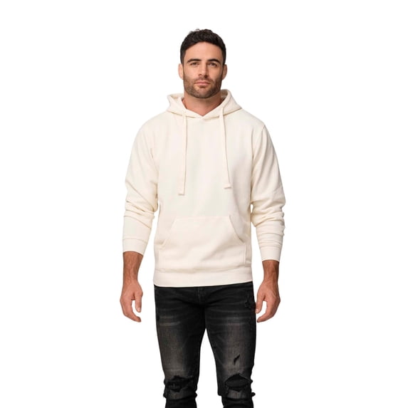 7.75oz Mid Weight Classic Pullover Fleece Hoodie | Cotton Blend Unisex Decorator Blanks Style 717