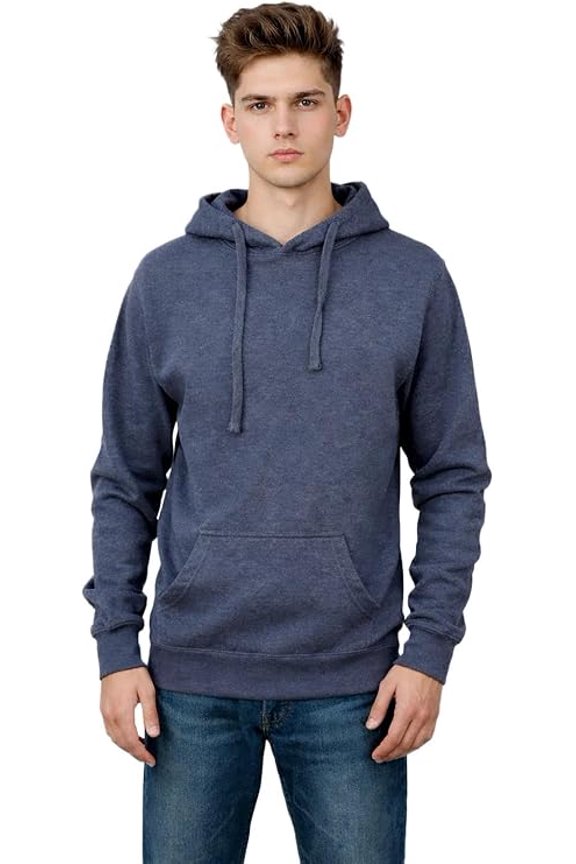 Premium Unisex Fleece Hoodie – Soft Ringspun Cotton Blend, Double Layer Hood, Extra Phone Pocket - 617