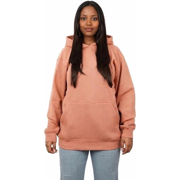 Milltex Oversized Hoodie for Women 280 GSM Heavyweight Fleece Pullover Sweatshirt, Relaxed Fit Hooded Sweatshirt with Kangaroo Pocket, Warm Winter Casual Gym Wear Hoodie-Mochha Mousse