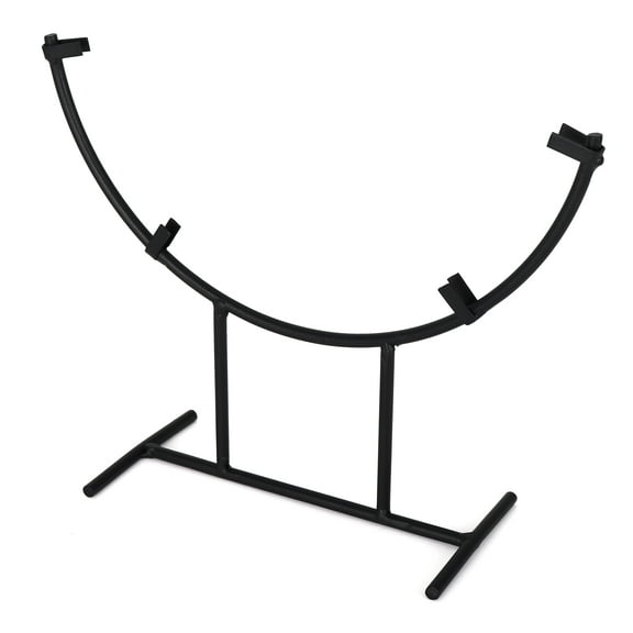 Milltown Merchants 10" Essential Round Black Metal Display Stand - 1 Pack