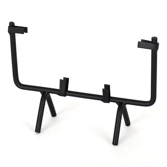 Milltown Merchants Black Metal Square Plate Display Stand - 1 Pack