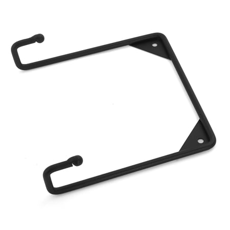 Milltown Merchants Black Wall Mounted Metal Display Stand (Medium, 4)