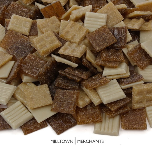 Milltown Merchants Brown 3/4 Inch Mosaic Tile Blend Assortment (1 lb)