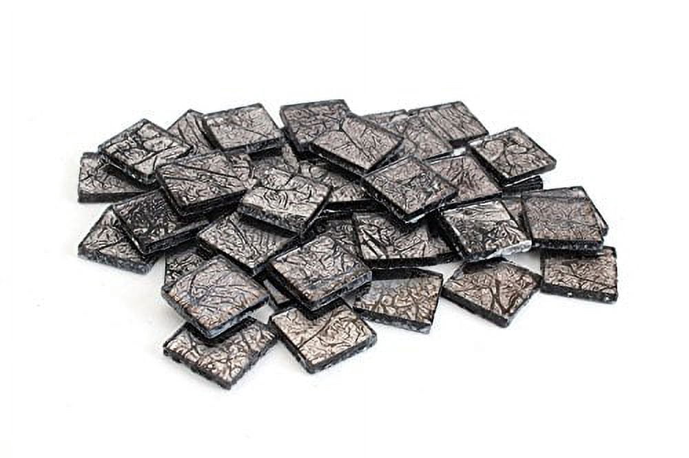 Milltown Merchants Charcoal Foil Mosaic Tile 3/4 Inch (1 lb)