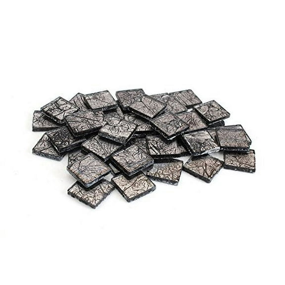 Milltown Merchants Charcoal Foil Mosaic Tile 3/4 Inch (3 lbs)
