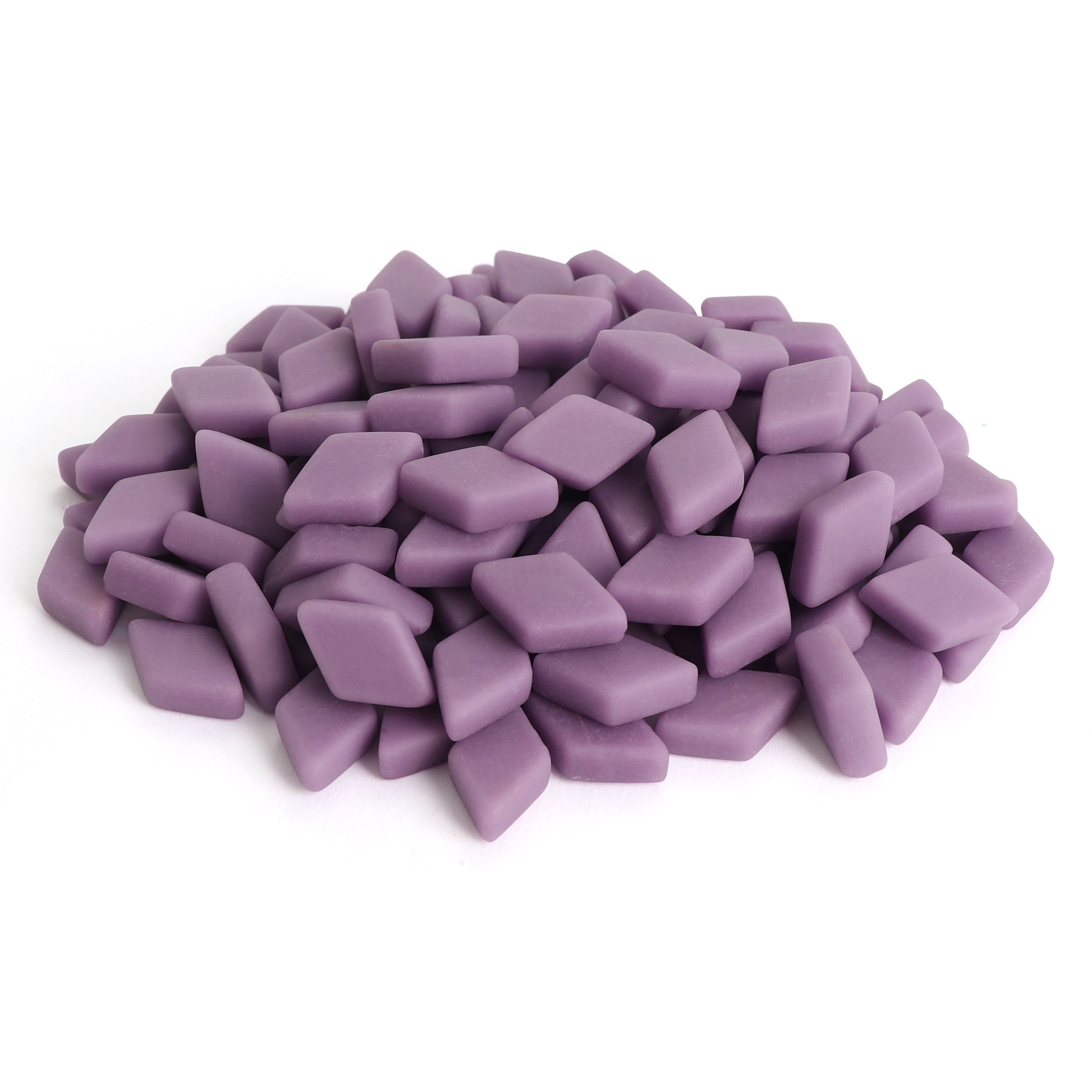 Milltown Merchants Diamond Mosaic Tile Pieces (Dark Orchid, 1 Pound)