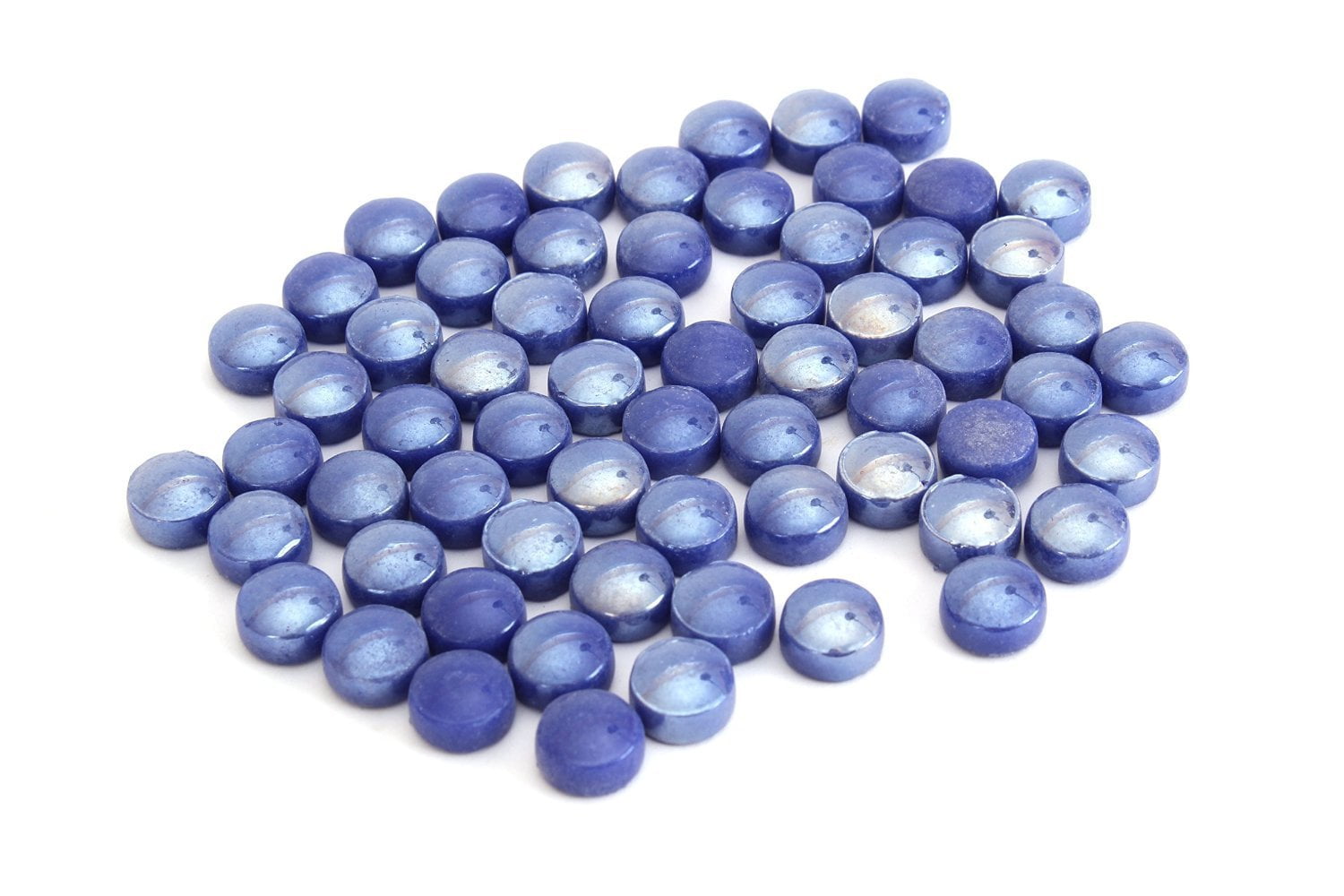 Milltown Merchants Droplet Round Mosaic Ceramic Tile Approx. 1/2 Inch (3 lbs)