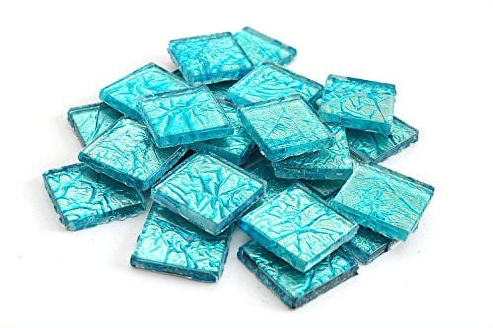 Milltown Merchants Electric Blue Foil Mosaic Tile 3/4 Inch (1 lb)