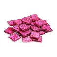thumbnail image 1 of Milltown Merchants Hot Pink Foil Mosaic Tile 3/4 Inch (1 lb), 1 of 5