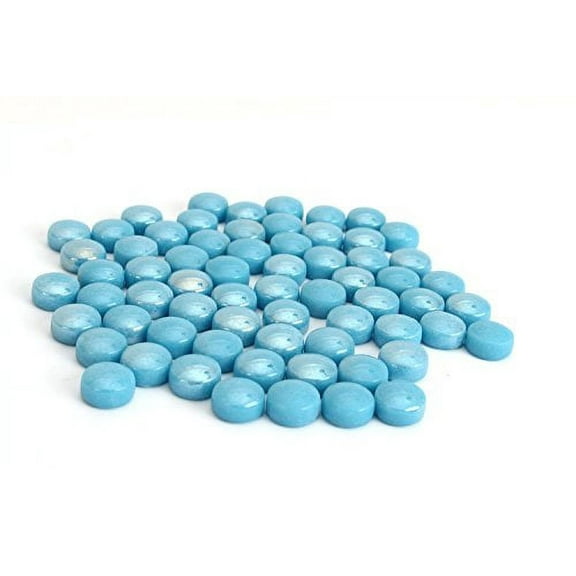 Milltown Merchants Laffy Taffy Round Mosaic Pebble Tile Approx. 1/2 Inch (1 lb)