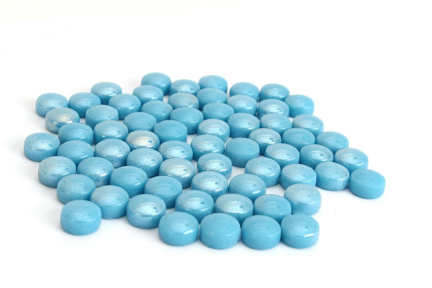 Milltown Merchants Laffy Taffy Round Mosaic Pebble Tile Approx. 1/2 Inch (3 lbs)