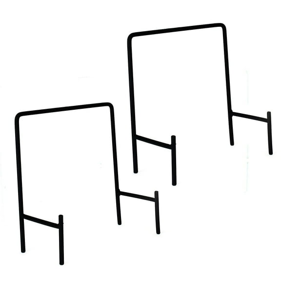 Milltown Merchants Large Metal Display Stands - 1-pack, Large Modern Stand