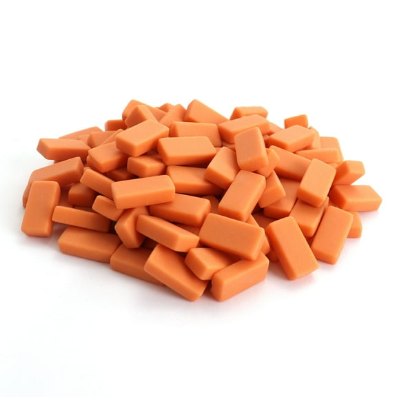 Milltown Merchants Matte 0.8" Mosaic Tile Pieces - Pumpkin Peel - 1 Pound