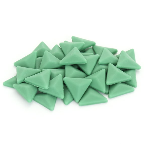 Milltown Merchants Matte Triangle Mosaic Tile Pieces (Mint Cookie, 3 Pound)