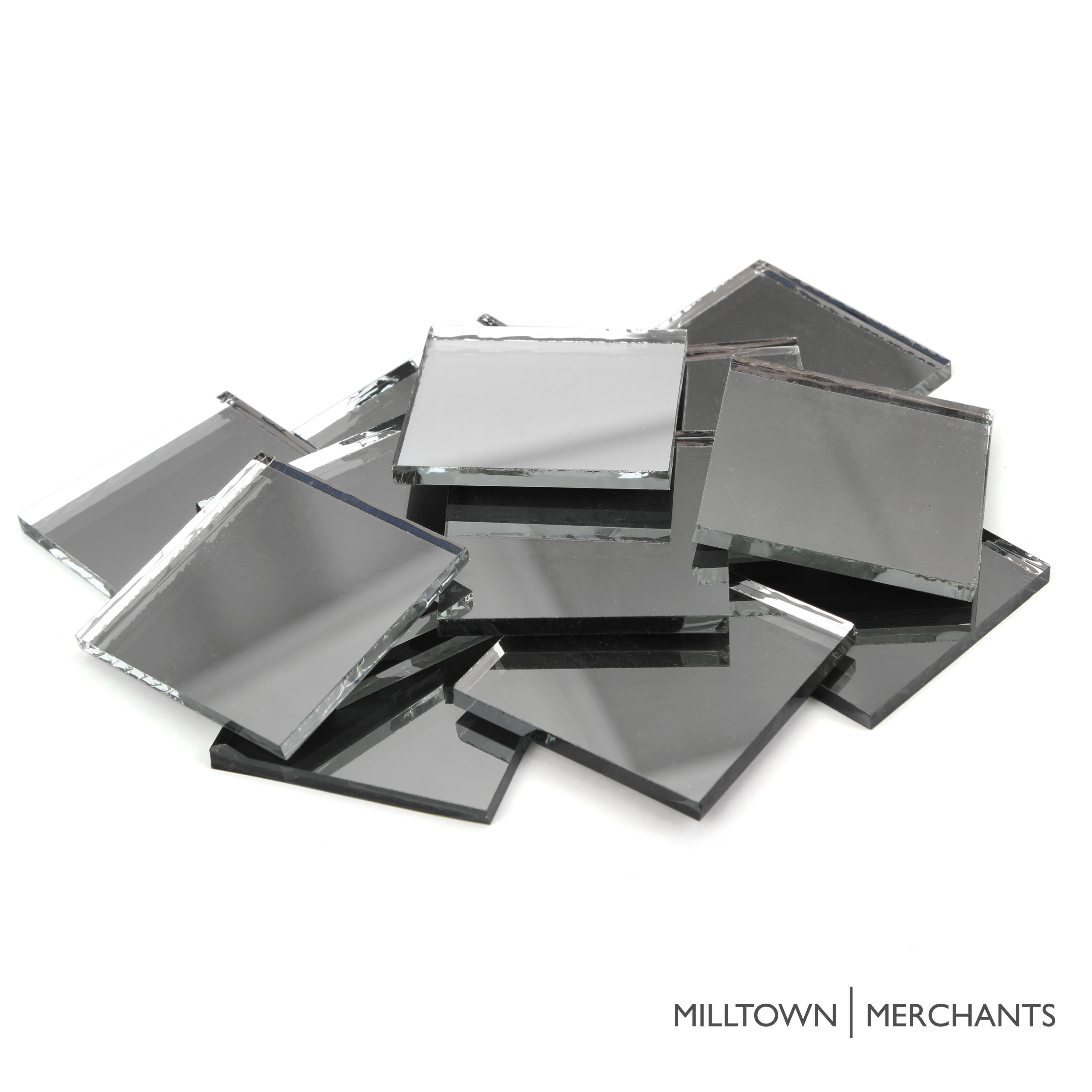 Milltown Merchants Mirror Mega Mosaic Tile 1.8 Inch Large (3 lbs)