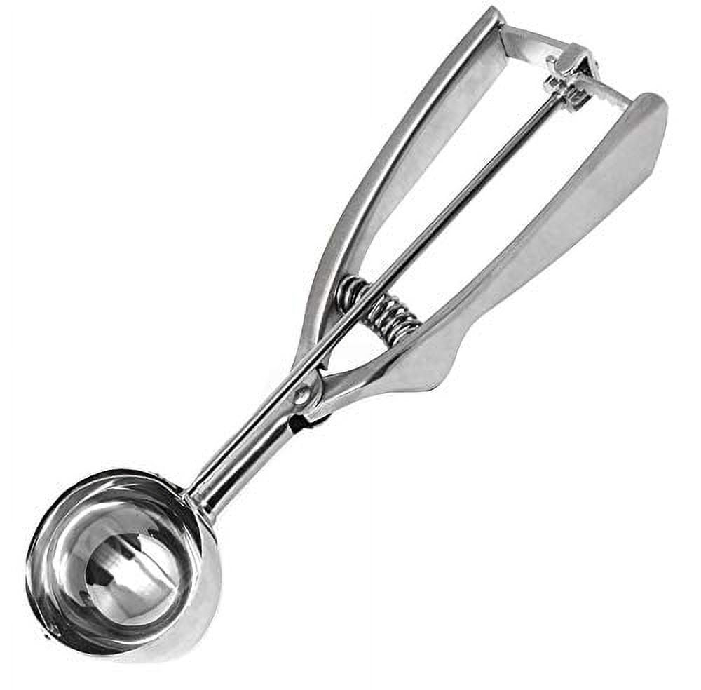 WILTON Stainless Steel Silver Cookie Scoop (1.5 Inch scoop/4 tsp) Model  417-5165