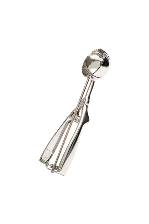 Stainless Steel Ice Cream and Cookie Scoop | Medium Sized, Spring Loaded Lever Design, For Sorbet, Melon, Meatballs, Muffins, and More, 2 Ounce (2-1/8) Scooper