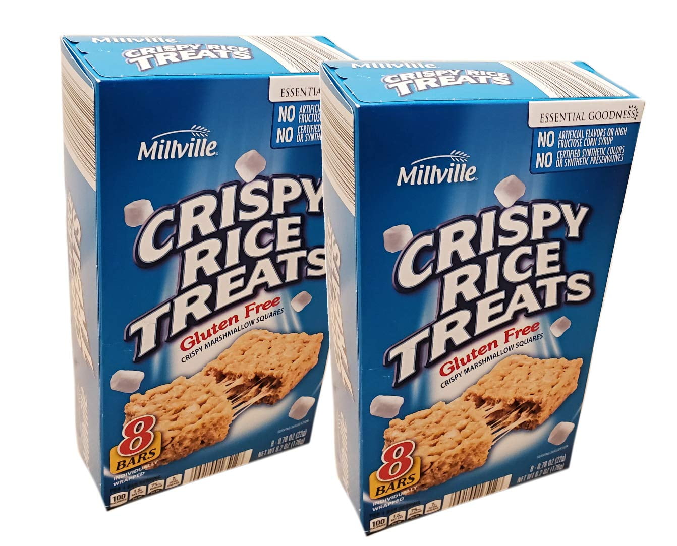 Millville Crispy Rice Treats GlutenFree Marshmallow Squares