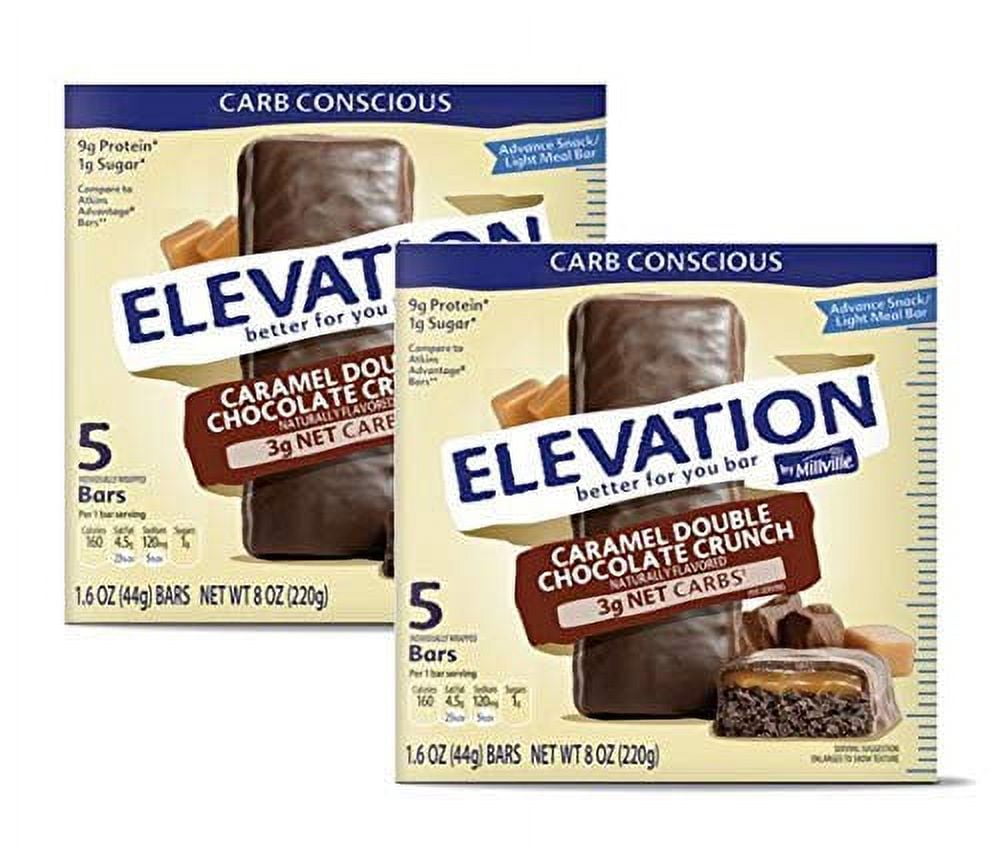 Millville Elevation Protein Bars Snack Endulgent Treat 1.4oz Bars 5g