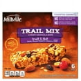 thumbnail image 1 of Millville Fruit and Nut Trail Mix Chewy Granola Bars, 6 count, 1 of 2