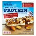 thumbnail image 1 of Millville Strawberry Greek Yogurt Protein Chewy Granola Bars, 5 count, 1 of 2