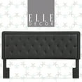 thumbnail image 1 of Millwork Holdings,. Co Inc Elle Decor Amery Tufted Upholstered Headboard, King Grey, 1 of 5