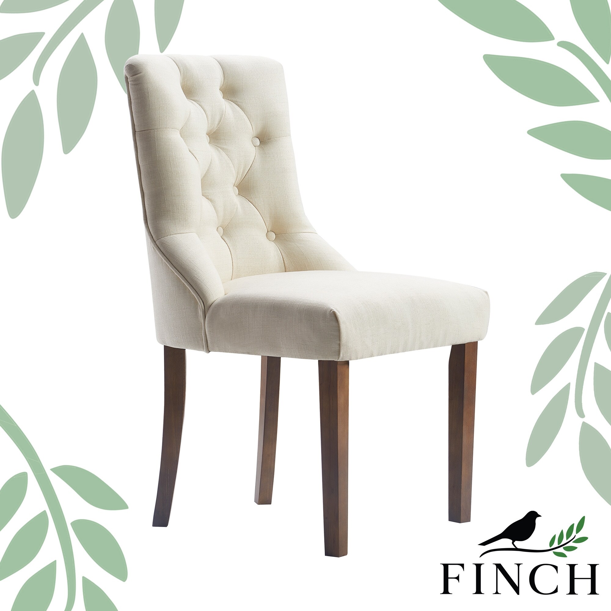 Millwork Holdings Co,. Inc Finch Avignon Tufted Dining Chair in Vintage