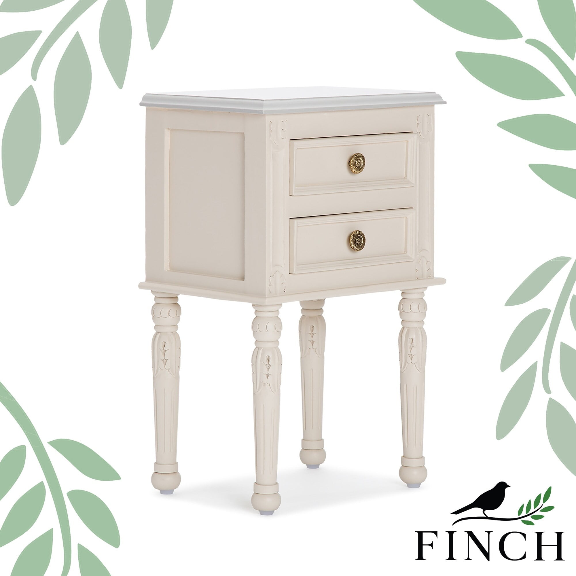 Millwork Holdings Co., Inc Finch Richards Side Table with Two Drawers