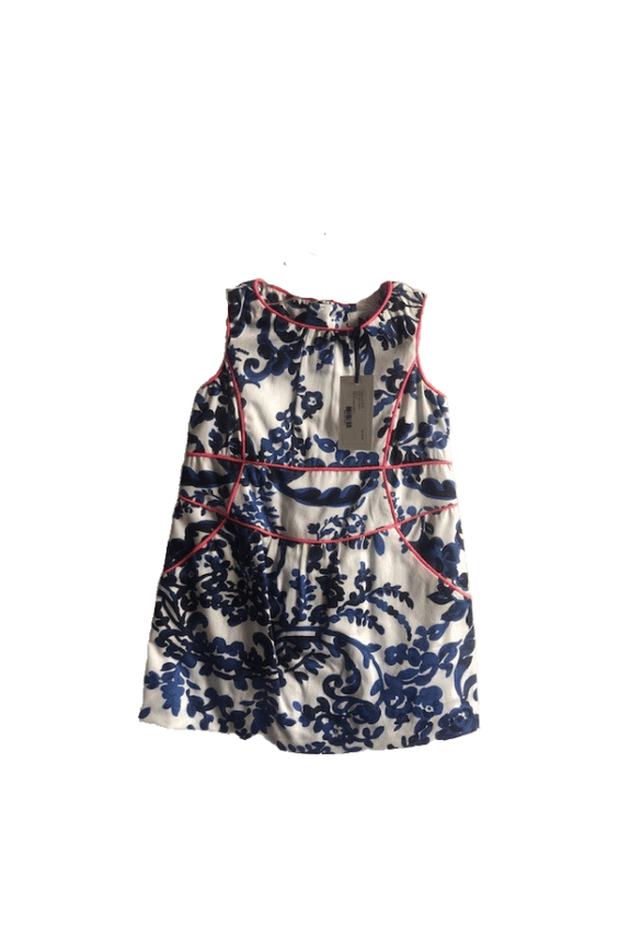 Girls Piped Mini Dress, Multi Colored, Size 2