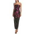 thumbnail image 1 of Milly womens  Orion Floral Midi Dress, 0, Pink, 1 of 3