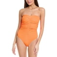 thumbnail image 1 of Milly womens  Smocked One-Piece, p, Orange, 1 of 3