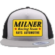 Milner Racing Fire Suit Logo Truckers Hat Hot Rods Drag Racing