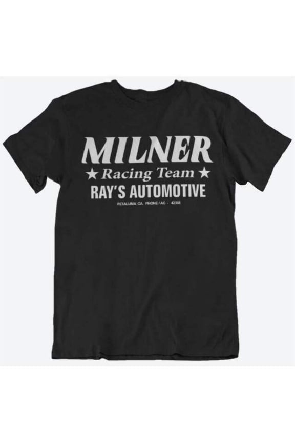 Milner Racing Team Black Mens T Shirt Ford Drag Racing Hot Rods