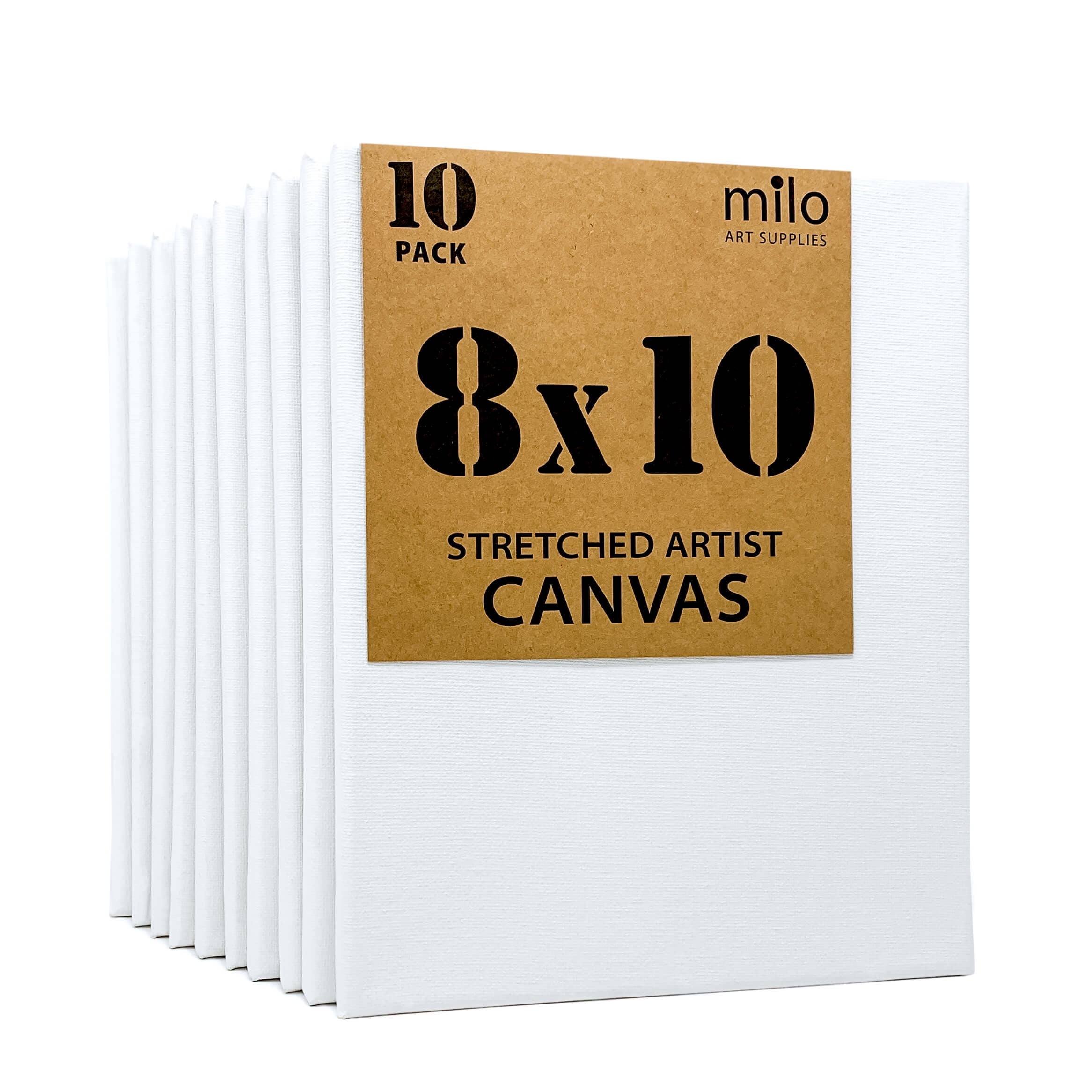 Pre Stretched Canvas 18x24 2 Pack Large Stretched Canvases For Painting  Four Fold Acrylic Titanium Priming Blank Canvas Boards For Painting